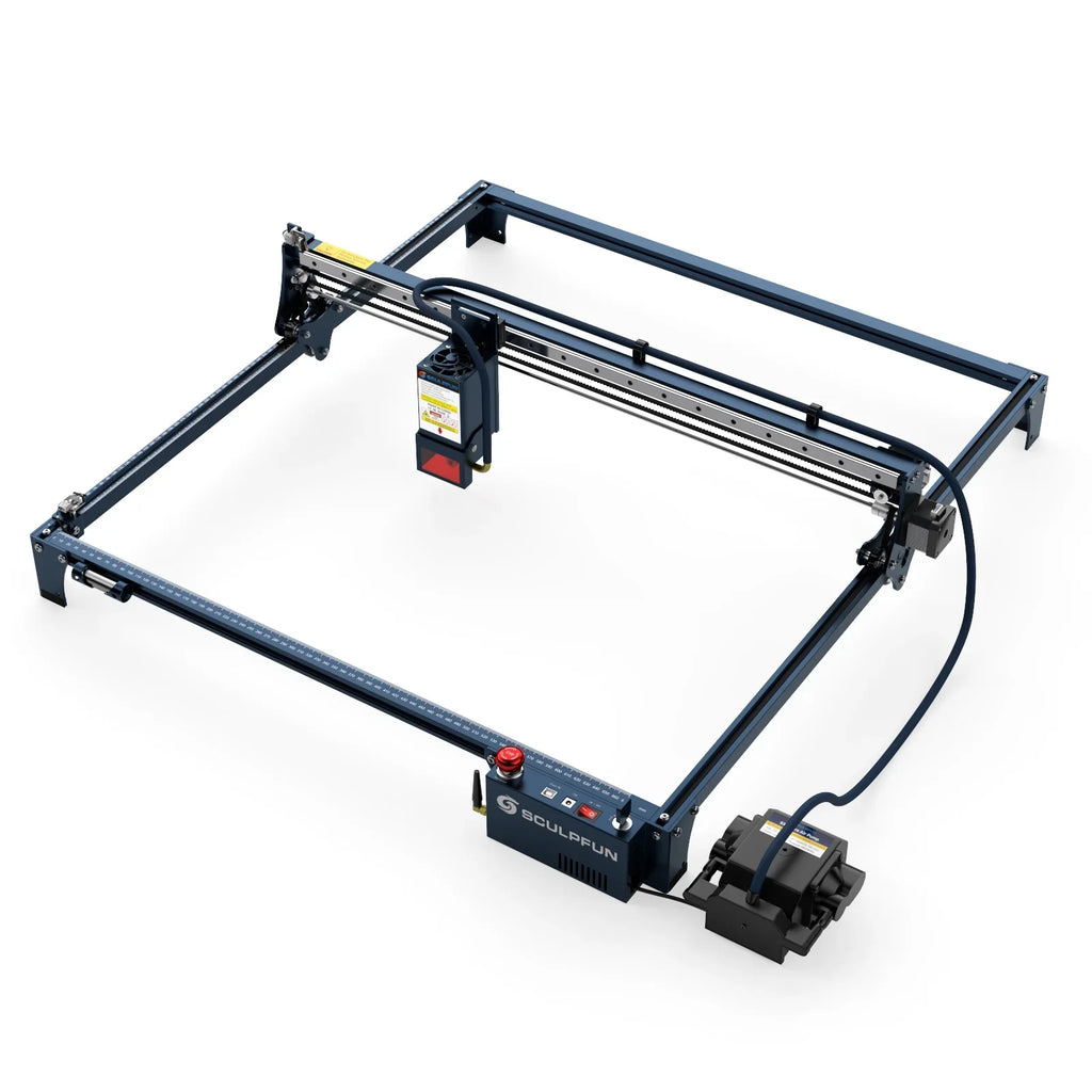 SizeCULPFUN-2 Engraving Machine,Size30 With Air 600mm Area Walnut Cherry Air Assist Cometx Size30 Hine Includes Kit Air Size30 Hine 600x600mm 22w With Auto Size30 22w With Assist 600x 600mm Lens Eye Includes