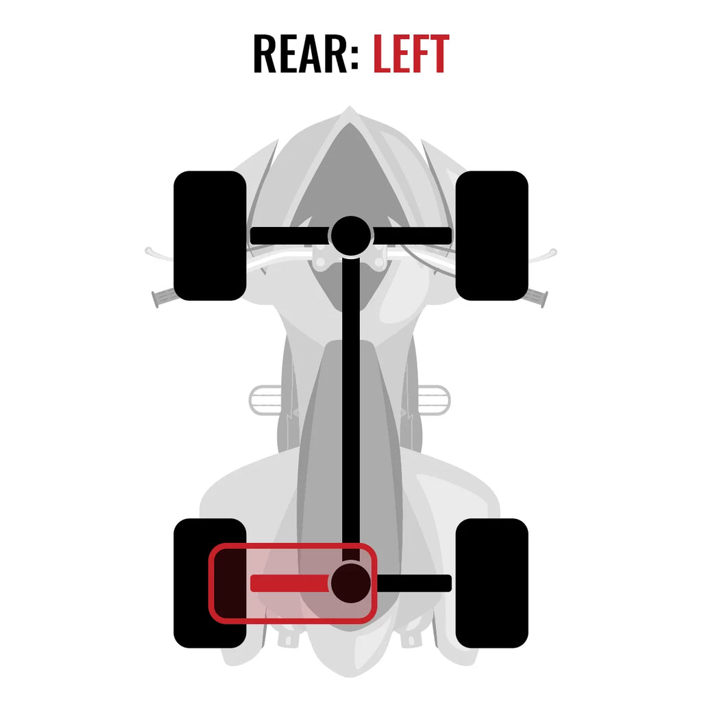 Sizeixity XT Rear Left Axle compatible with Can-Am Renegade 800 2013-2015 - EFI SizeTD XXC 4X4