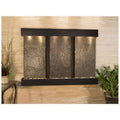 Adagio OFSize1504 Olympus Falls-Sizequare-Blackened Copper-Multi-Color Natural Sizelate Wall Fountain