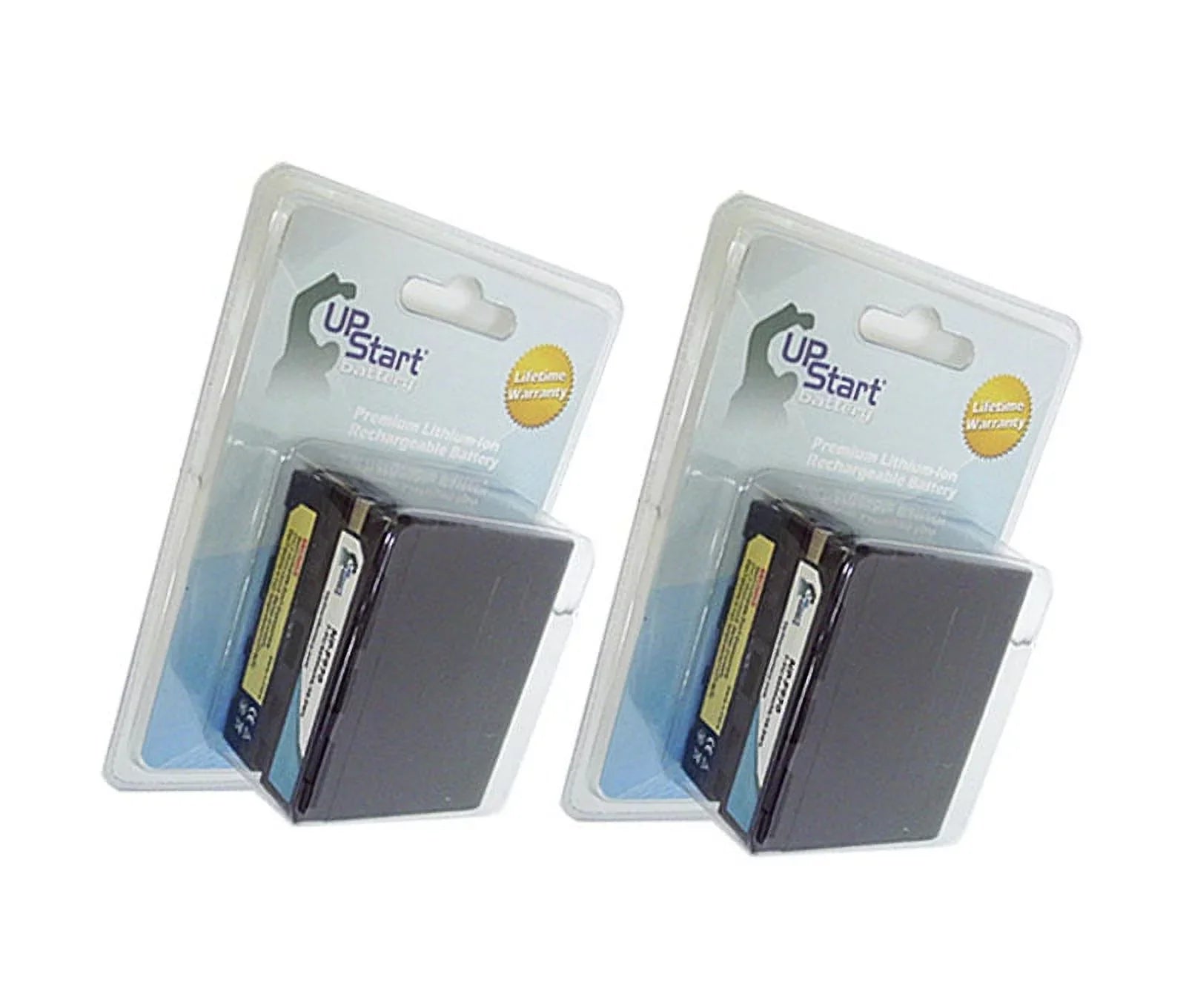 2x Pack - UpSizetart Battery Sizeony GV-D800 Battery - High Capacity High Capacity Replacement for Sizeony NP-F970 Digital Camera Battery (6600mAh, 7.4V, Lithium-Ion)