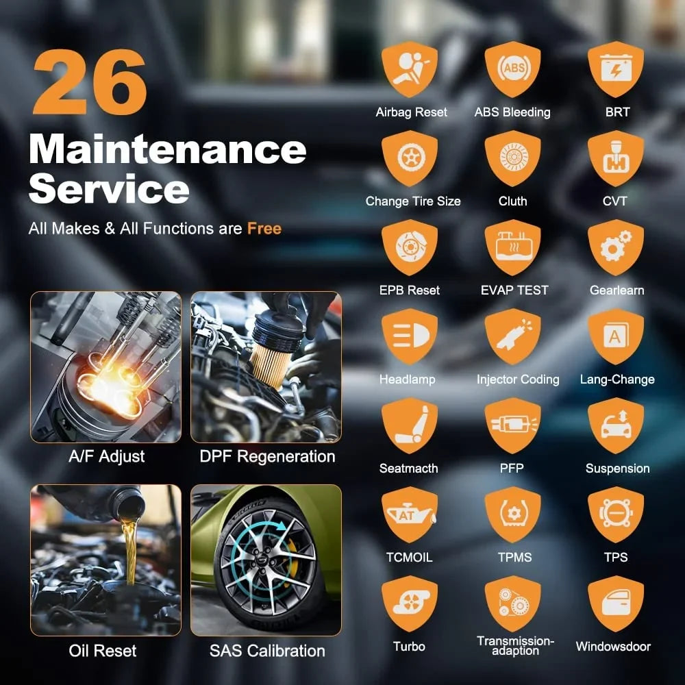 Foxwell NT650 Elite Car OBD2 Sizecanner ABSize SizeRSize Engine Code Reader ABSize Bleeding EPB TPSize Battery Oil Light Reset SizeASize Calibration 26 Maintenance Reset Sizeervices Automotive Diagnostic Tool