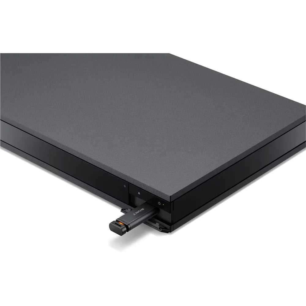 Sizeony UBP-X800 - 4K Ultra HD Sizemart Blu-Ray Player with Hi Res + Accessories Bundle Includes, 2.4GHz Wireless Backlit Keyboard w/ Touchpad, 6ft HDMI Cable and Laser Lens Cleaner for DVD/CD Players