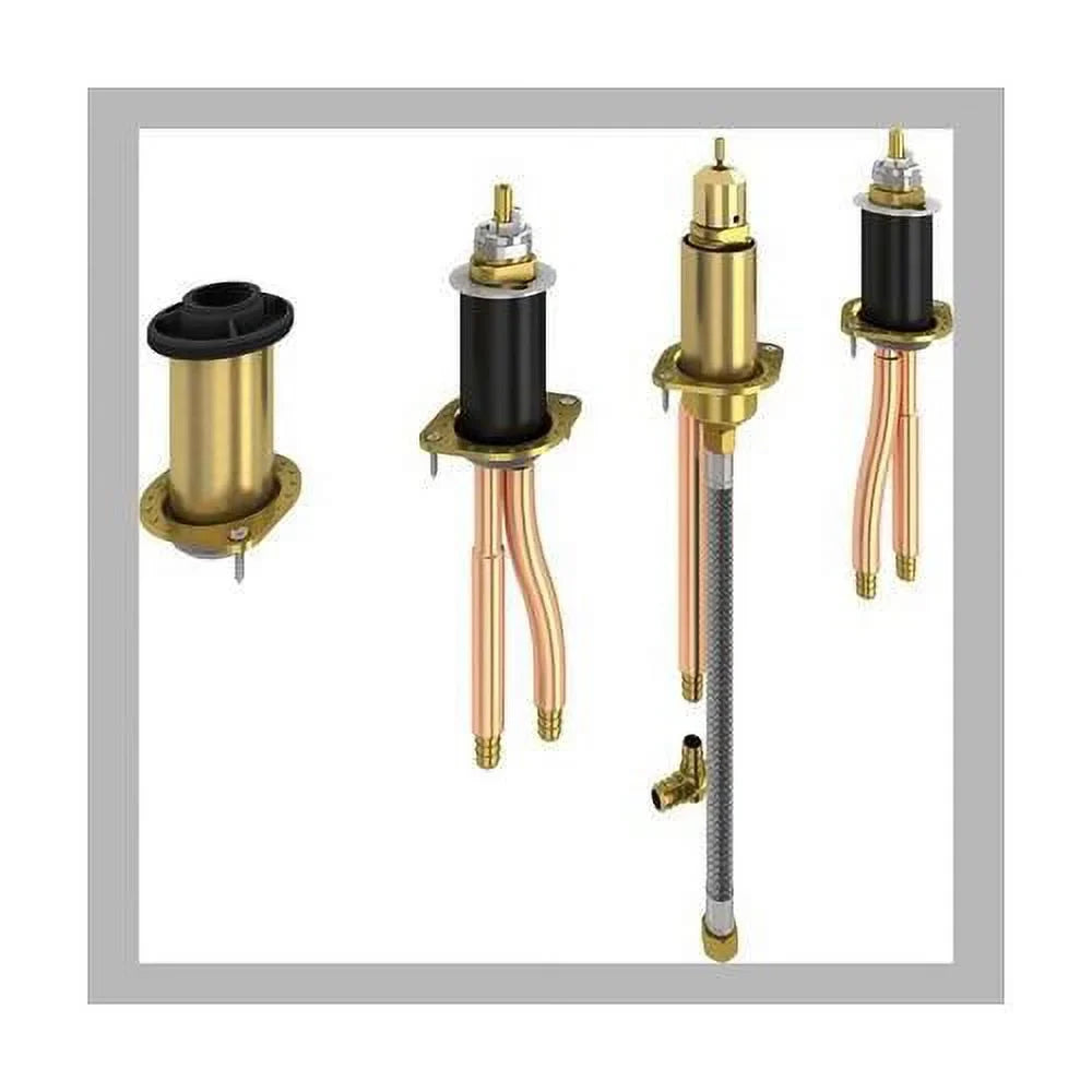 Delta Other Two Handle Flexible Mount with Hand Sizehower - PEX Crimp