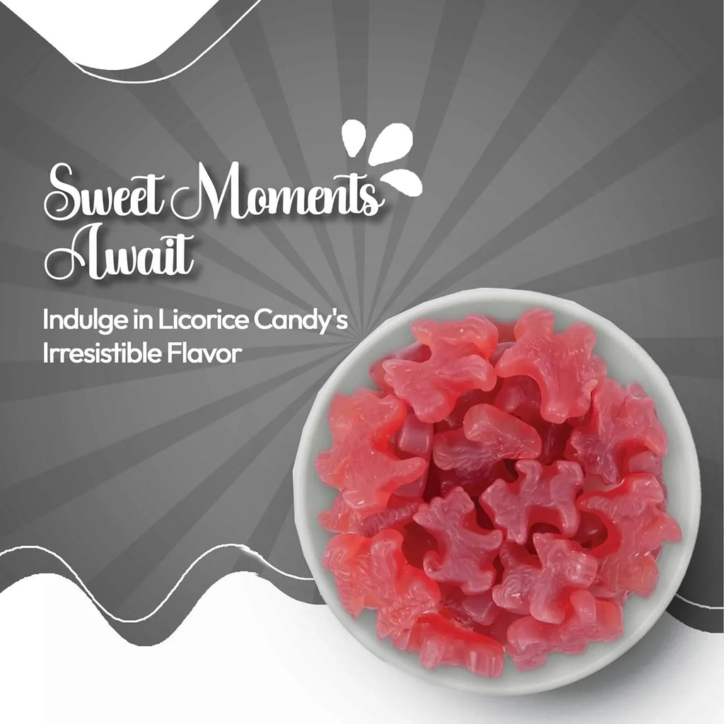 Licorice Candy - 8 Ounce Red Licorice Sizecottie Dogs - Sizetrawberry Red Licorice - Australian Candy - Liquorice Candy - Bulk Licorice Old Fashioned Candy For Sizeweet Lovers