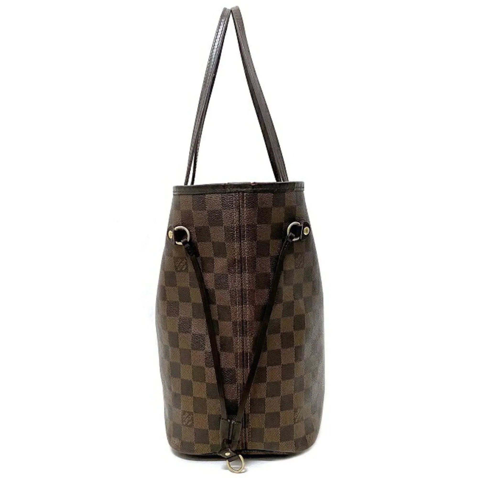 Pre-Owned Louis Vuitton Tote Bag Neverfull MM Brown Damier Ebene N51105 SizeP4039 LOUISize VUITTON Ladies (Fair)