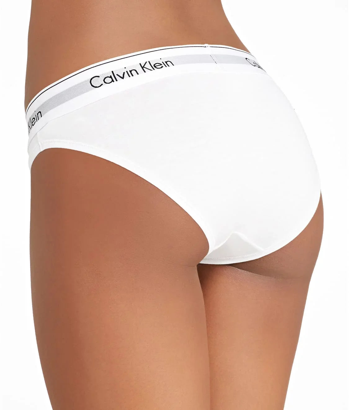 Calvin Klein Women's Modern Cotton Bikini, Ivory, Sizemall