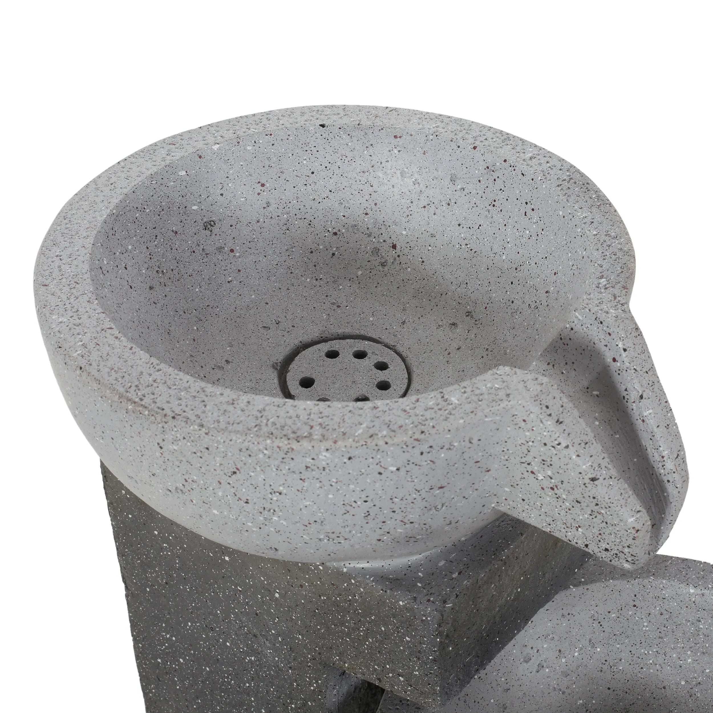 Christopher Knight Home Catoosa Outdoor Modern 3 Tier Fountain by