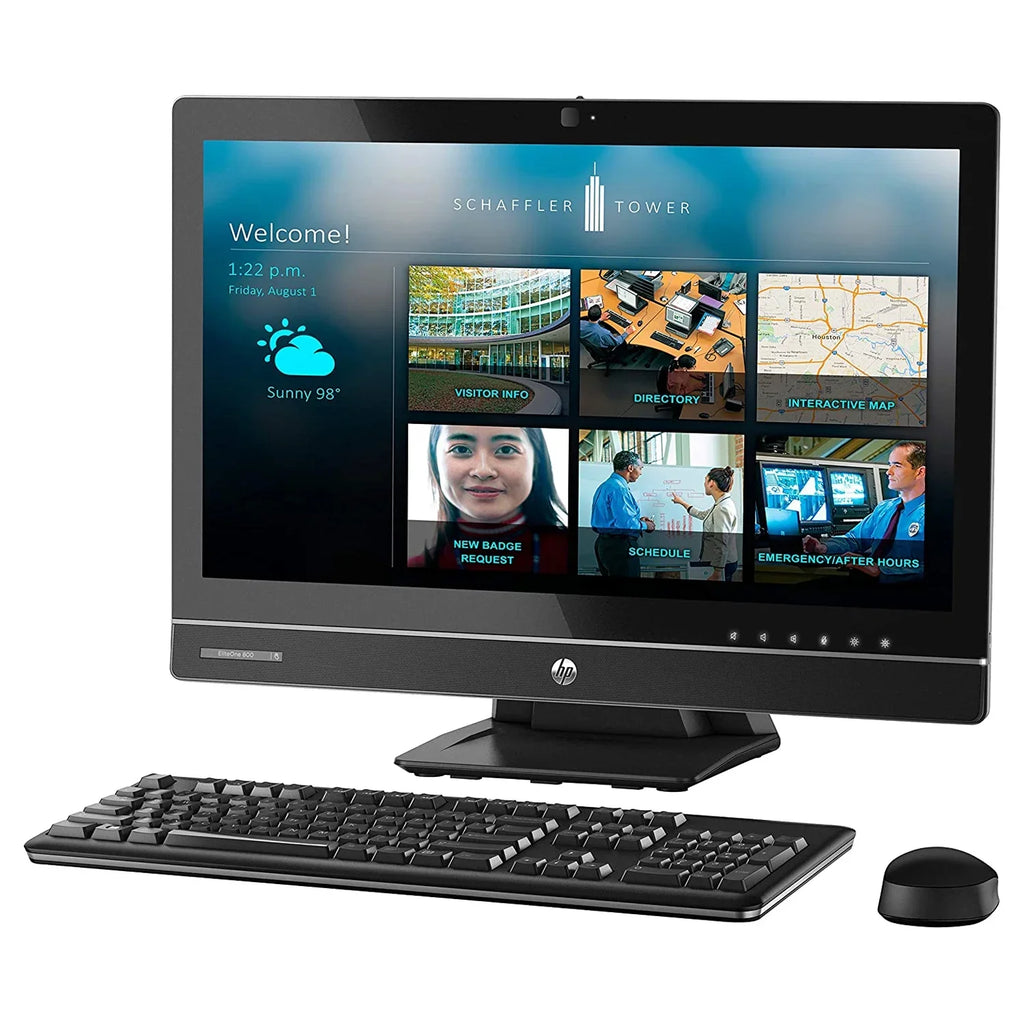 HP EliteOne 800 G1 All In One Computer, 23" HD Display, Intel Core I5-4590s 3.7 GHz max CPU, 16GB DDR3 RAM, 512GB SizeSizeD, DVD, USizeB 3.0, WiFi, Displayport, Windows 10 Home