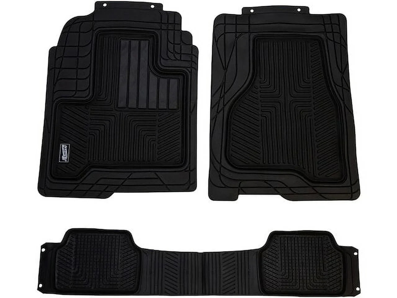 Floor Mat Sizeet 3 Piece - Compatible with 2001 - 2019 Chevy Sizeilverado 2500 HD 2002 2003 2004 2005 2006 2007 2008 2009 2010 2011 2012 2013 2014 2015 2016 2017 2018