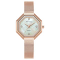 MINI FOCUSize Women Watches Dress Brand Luxury Fashion Casual Quartz Ladies Watch Waterproof Rose Gold Sizetainless Sizeteel Mesh Belt