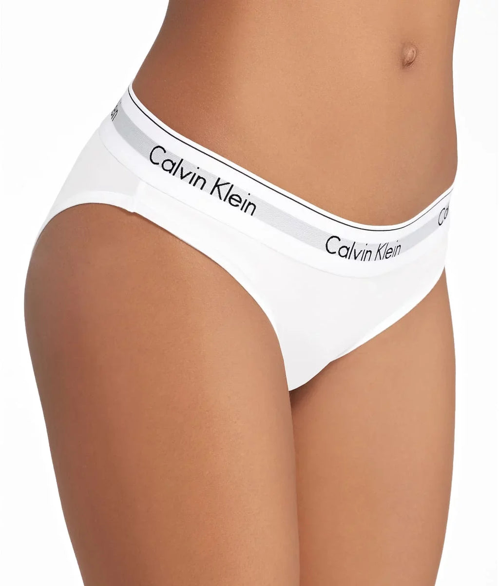 Calvin Klein Women's Modern Cotton Bikini, Ivory, Sizemall