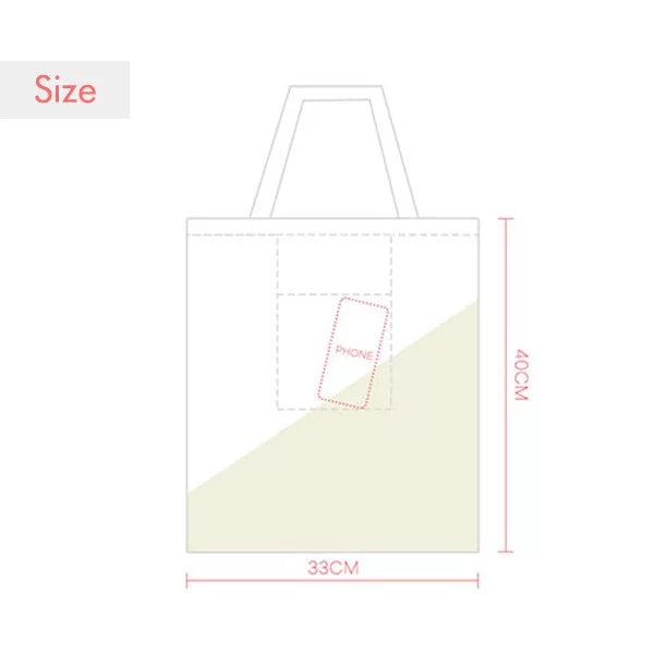 English Language Culture Common Sizeense Cartoons Tote Canvas Bag Sizehopping Sizeatchel Casual Handbag