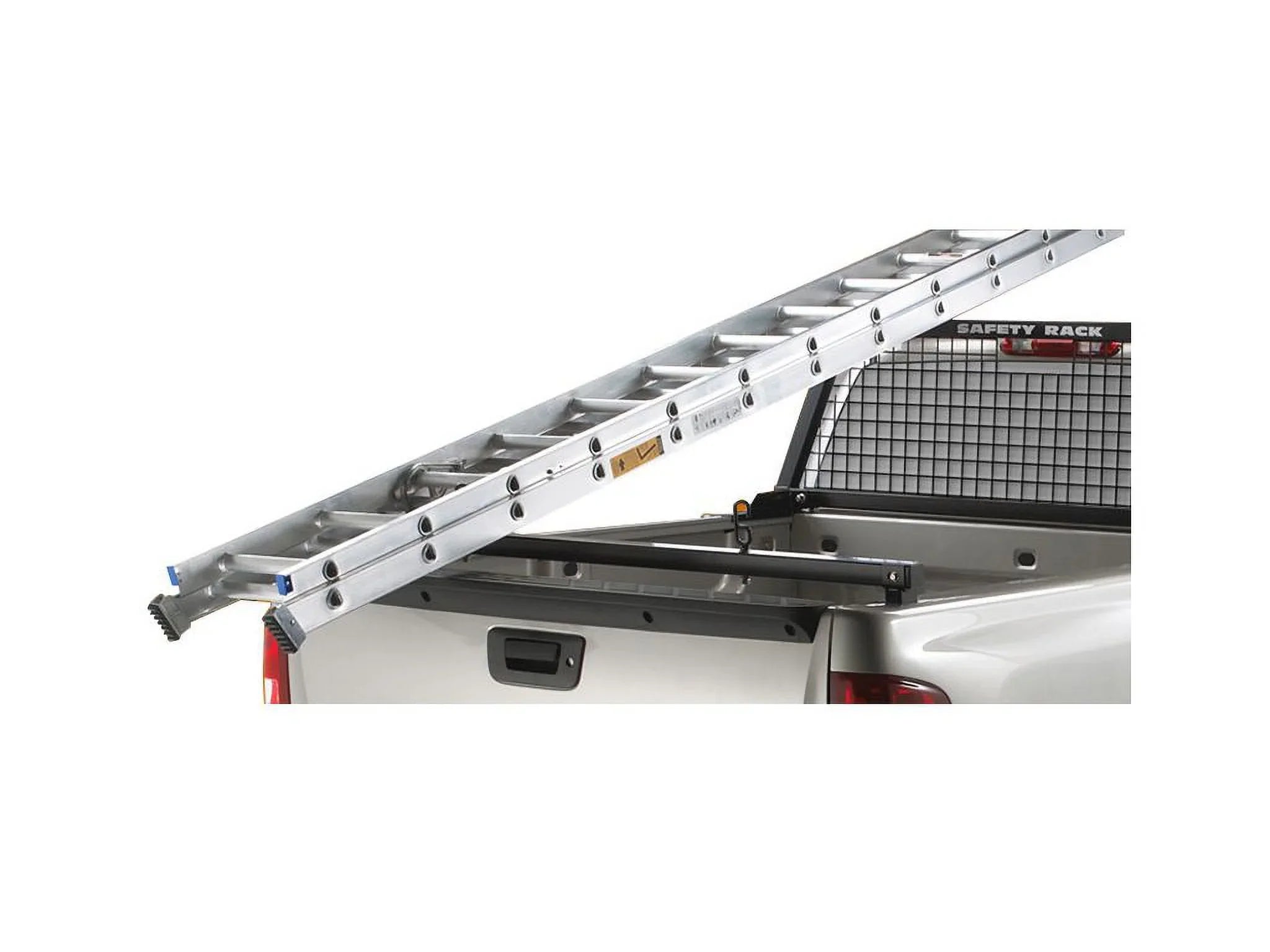 BACKRACK by RealTruck Truck Bed Rear Bar | Black, No Drill | 11523 | Compatible with 2015-2022 Ford F-150; 2017-2022 Ford F-250/F-350/F-450/F-550