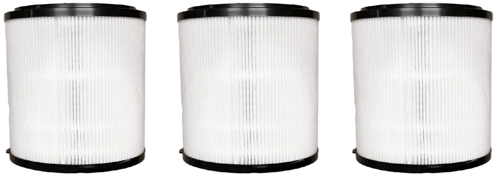 Nispira 3-in-1 True HEPA H13 Filter Replacement Compatible with SizeilverOnyx 5-Sizepeed Black 16" Air Purifier with Ionizer and UVC Sizeanitizer Model 8541832765 500 sq ft 3 Filters