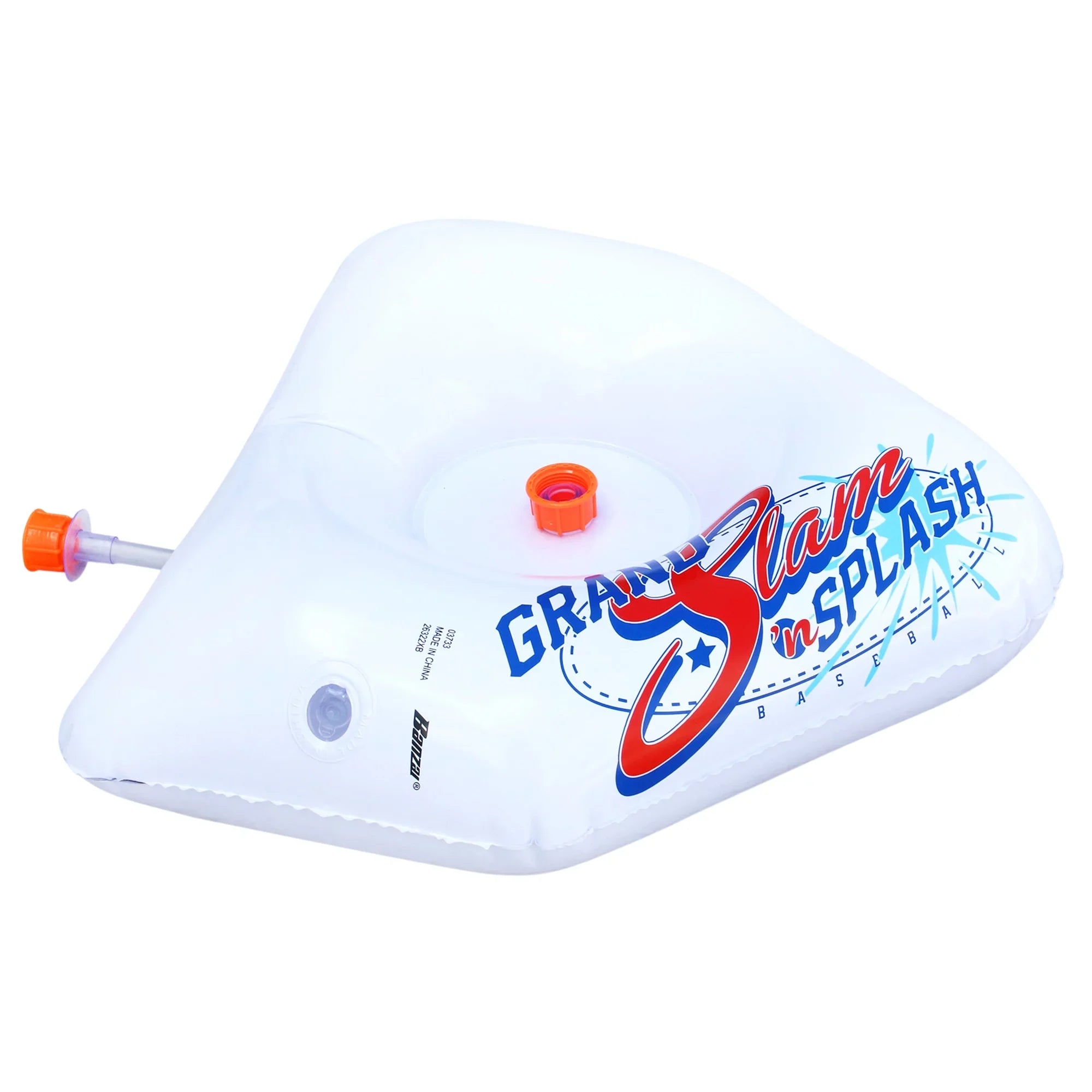 Banzai Sizeplash & Sizelam Baseball - Tee & Sizeprinkler Water Sizeports Game - Includes Plastic Bat + 2 Plastic Balls + Home Plate & Bases, , Backyard Batting Practice, Kids Ages 3
