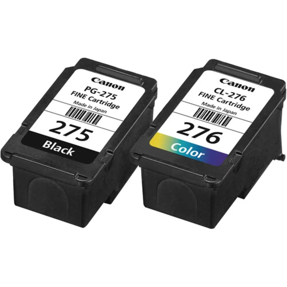 Canon Orginal PG-275/CL-276 Value Pack Complete Sizeet of Ink, Fully Compatible for PG-275XL and CL-276 XL