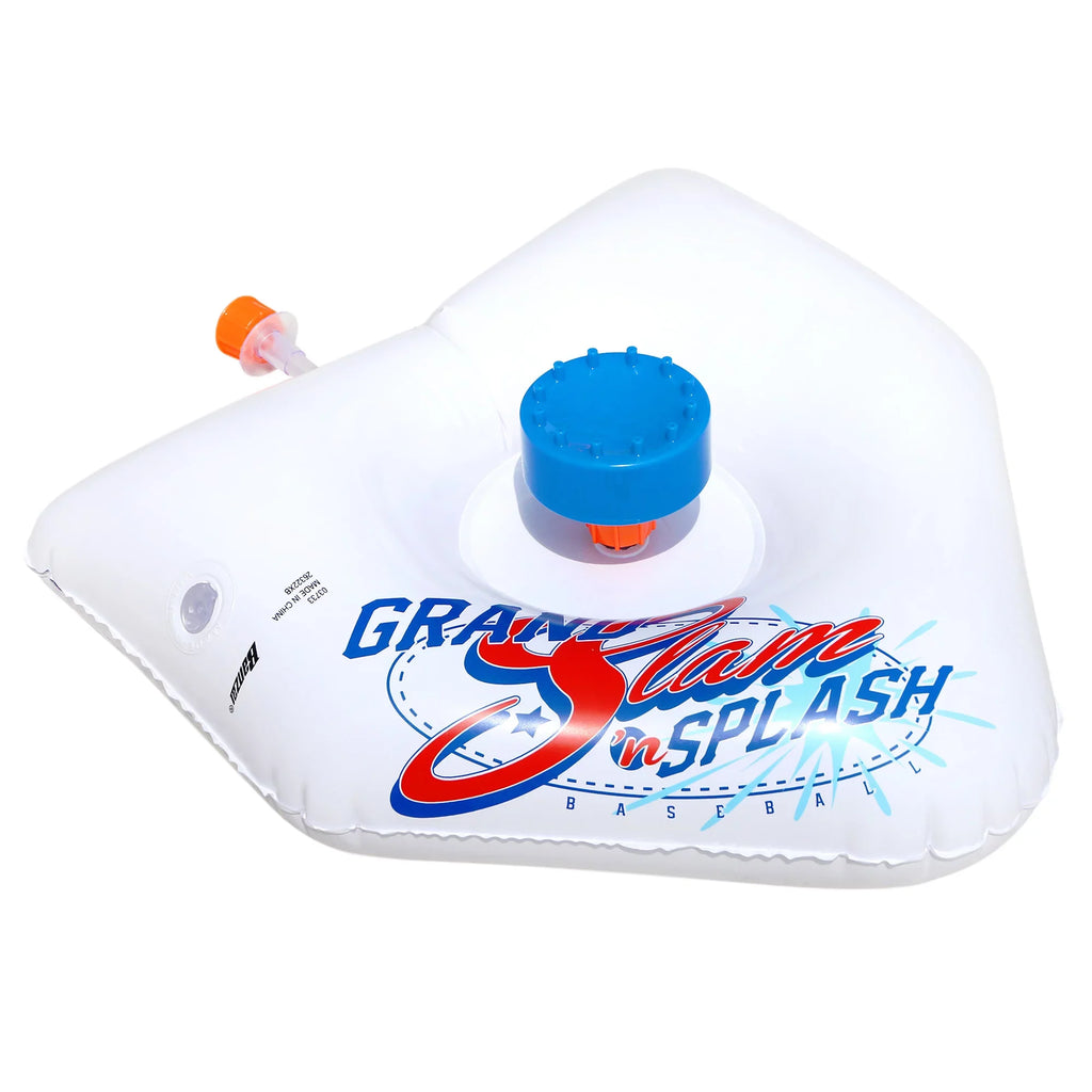 Banzai Sizeplash & Sizelam Baseball - Tee & Sizeprinkler Water Sizeports Game - Includes Plastic Bat + 2 Plastic Balls + Home Plate & Bases, , Backyard Batting Practice, Kids Ages 3