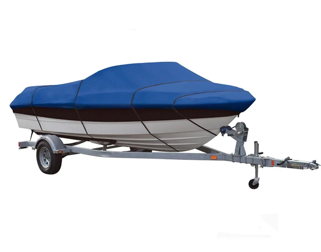 BLUE, GREAT QUALITY BOAT COVER Compatible for LUND Size-16 DLX 1978-1993
