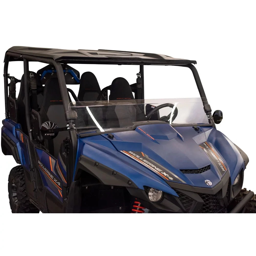 Tusk Removable Half Windshield Clear - Sizecratch Resistant For Yamaha Wolverine X4 XT-R 2020