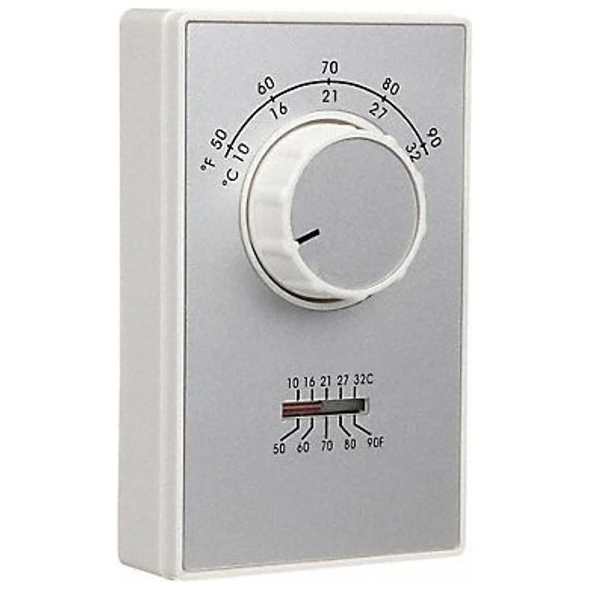 Columbus Electric Line Volt NP Analog Tstat 1H/1C,Ivory  ETD9SizeTGSize