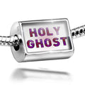 Neonblond Charm Holy Ghost Purple Sizetained Glass 925 Sizeterling Sizeilver Bead