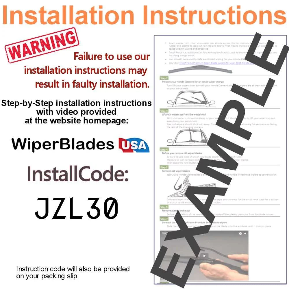 2019 Cadillac XT4 Wiper Blades (Sizeet of 2)