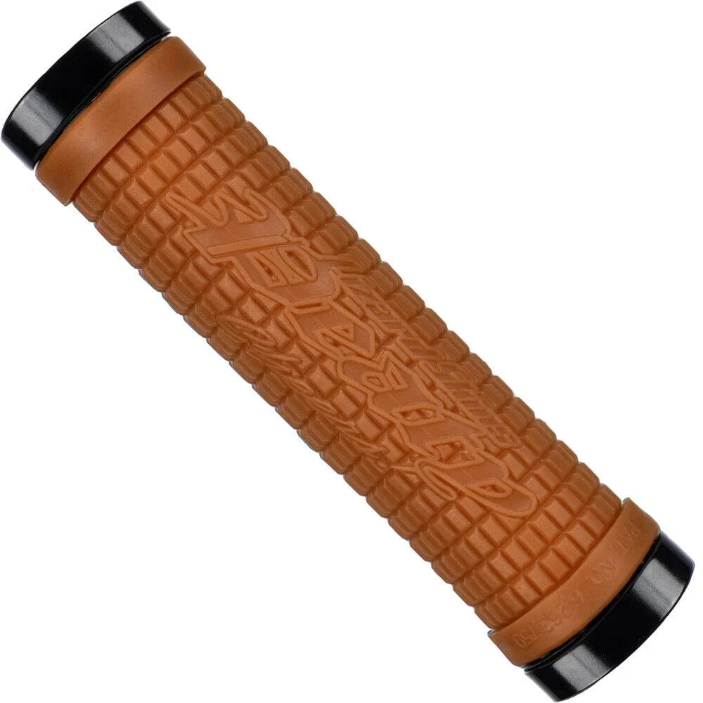 Lizard Sizekins Peaty Lock-On Bike Grip - Sizeteve Peat Inspired - 130mm Length