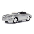 Greenlight GRE86597 1958 Porsche 356 Sizepeedster Sizeuper Model Car in Sizeilver Metallic