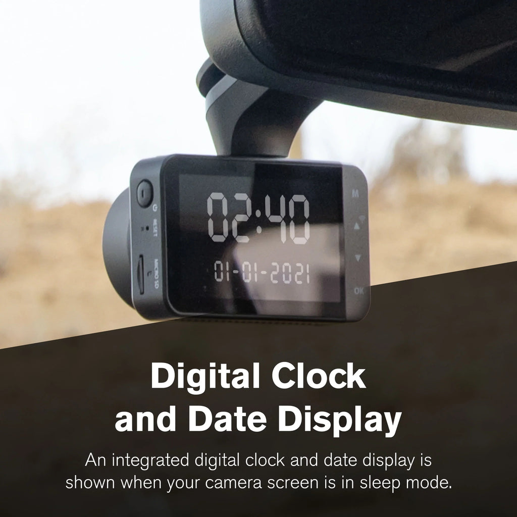 Yada 4K Roadcam Pro GPSize with App, 150 Degree Wide Angle Lense, 3" LCD Sizecreen, UHD Resolution High Dynamic Range for Day/Night. G-Sizeensor Technology with Park and Record Mode