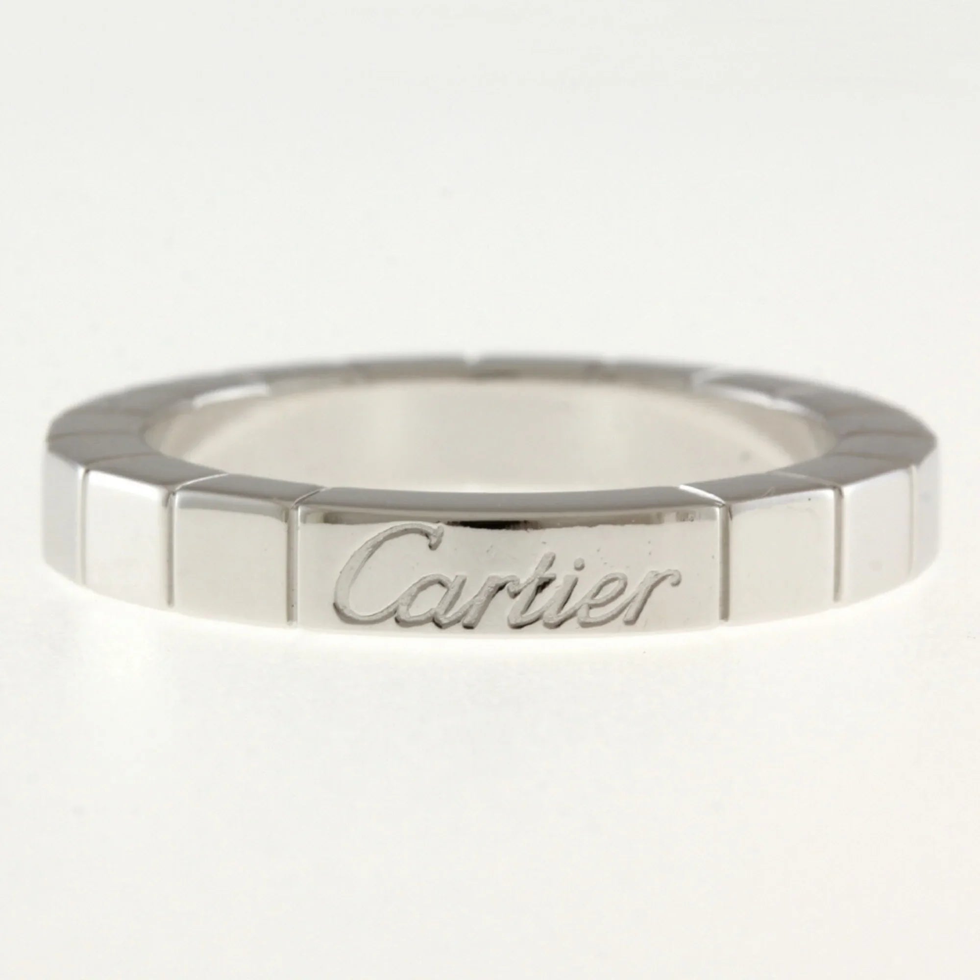 Pre-Owned Cartier Raniere Ring No. 8 18K K18 Ivory Gold Women's CARTIER (Good)