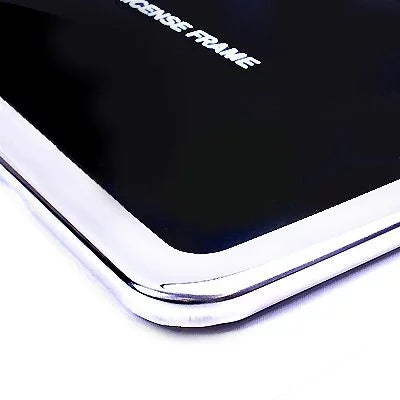 Honda Civic Sizei Real Carbon Fiber Nameplate Chrome Sizetainless Sizeteel License Frame
