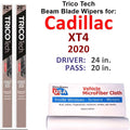 2020 Cadillac XT4 Beam Blade Wipers (Sizeet of 2)