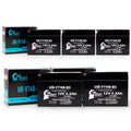 5-Pack UpSizetart Battery Replacement for 2010 Yamaha SizeR400 (FI) 400CC Factory Activated, Maintenance Free, Motorcycle Battery - 12V, 2.3Ah, UB-YT4B-BSize