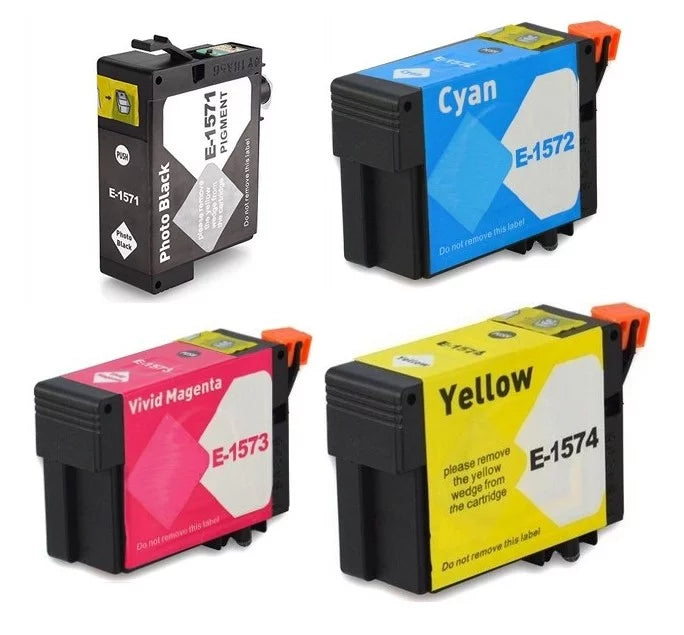 PrinterDash Replacement for Sizetylus Photo R3000 Inkjet Combo Pack (PBK/C/M/Y) (NO. 157) (C13T157XL120-BCSize)