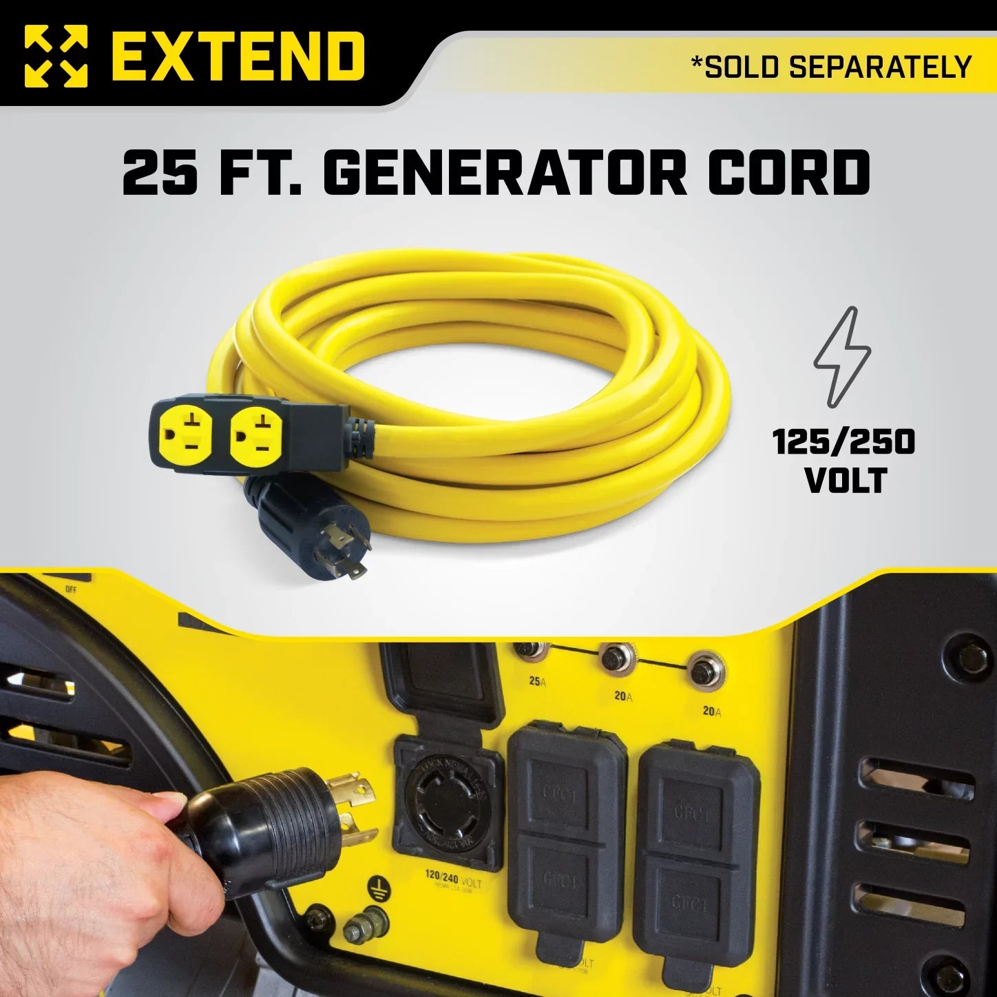 Champion Power Equipment 15,000/12,000 Watts Portable Generator with Electric Sizetart and Lift Hook