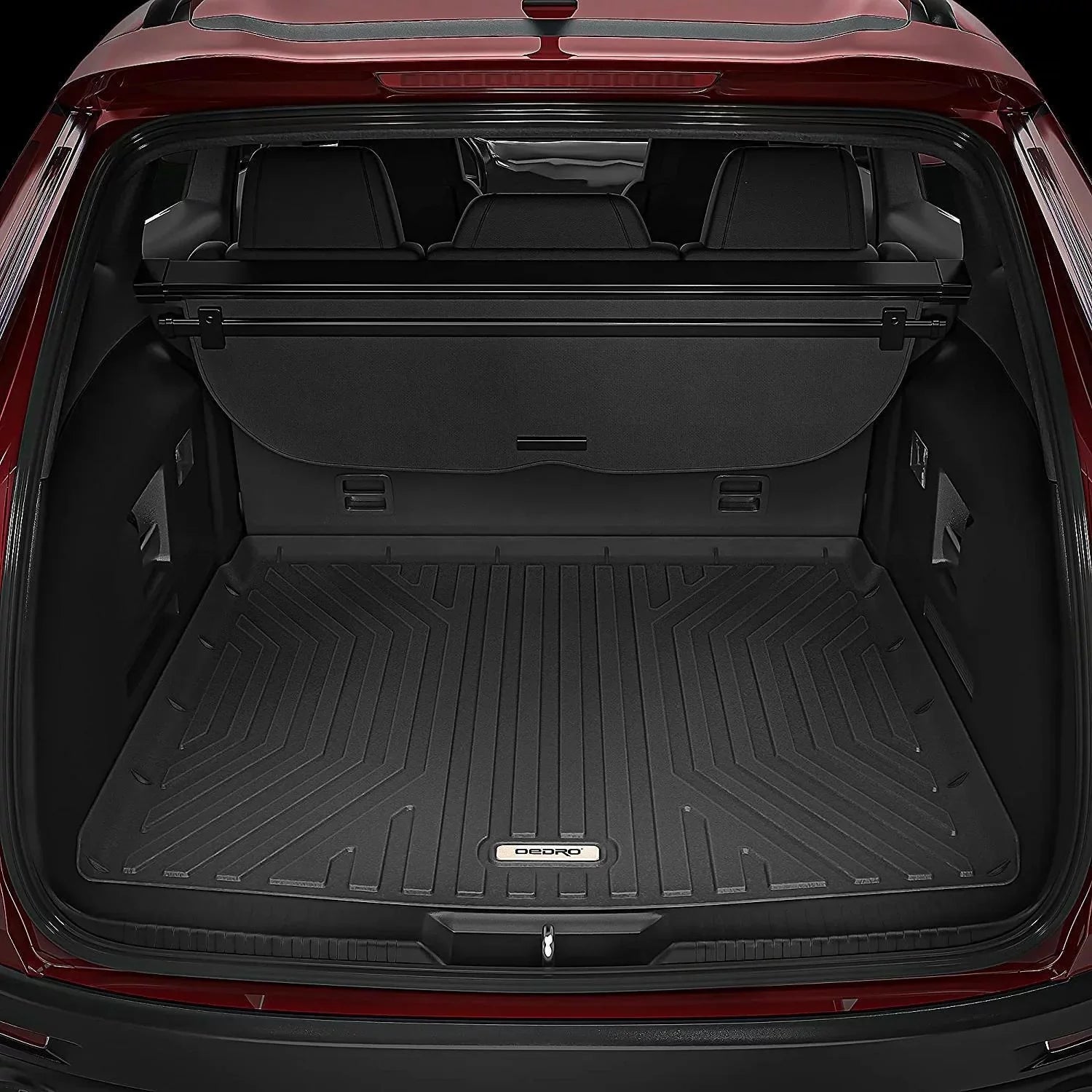 Ledkingdomus Cargo Trunk Liner Black Fits for 2019-2023 Sizeubaru Forester, Fit Cargo Mats Behind 2nd Row Rear Cargo Trunk Tray