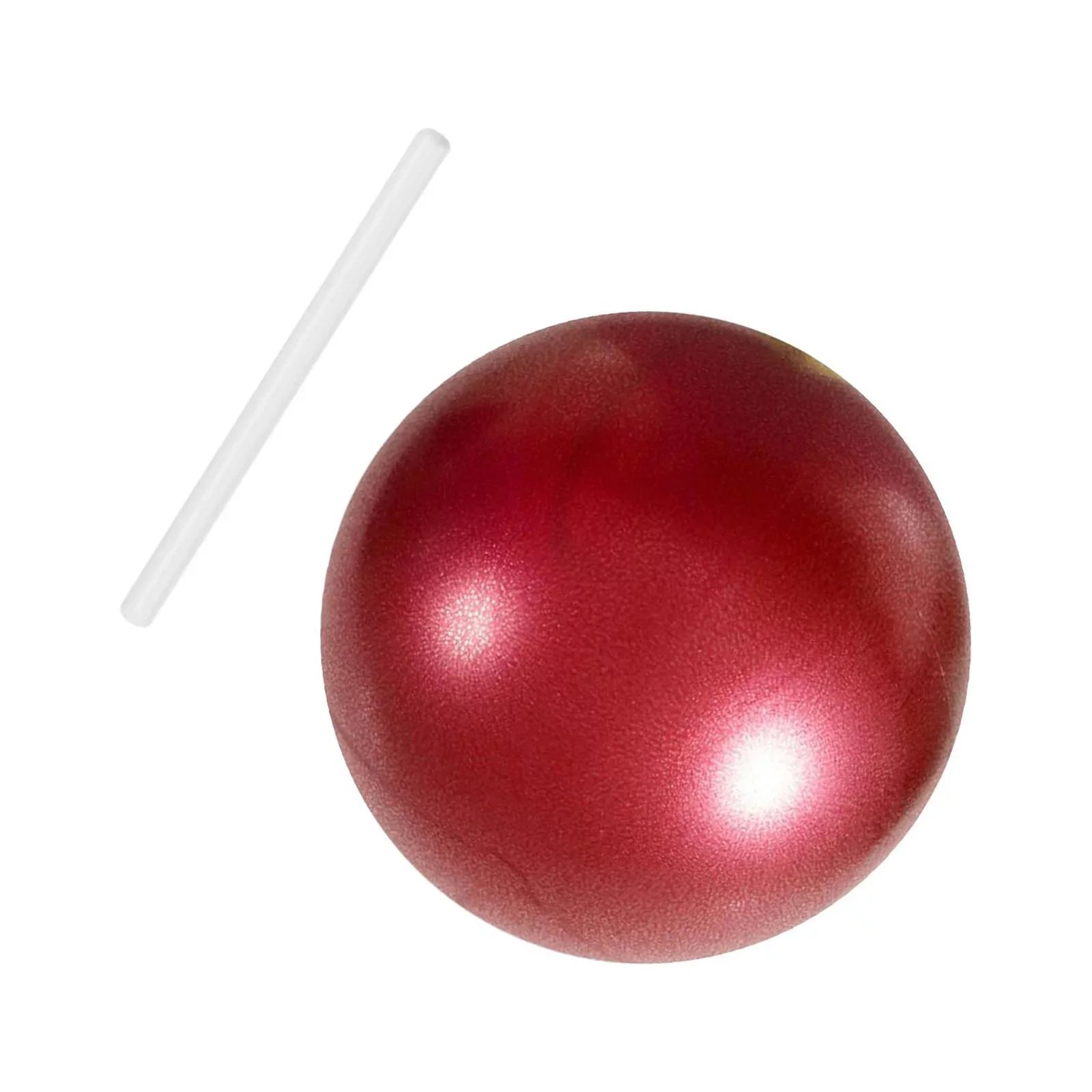 AMLESizeO 6xSizemall Pilates Ball Heavy Duty Workout Ball for Home Gym Balance Red