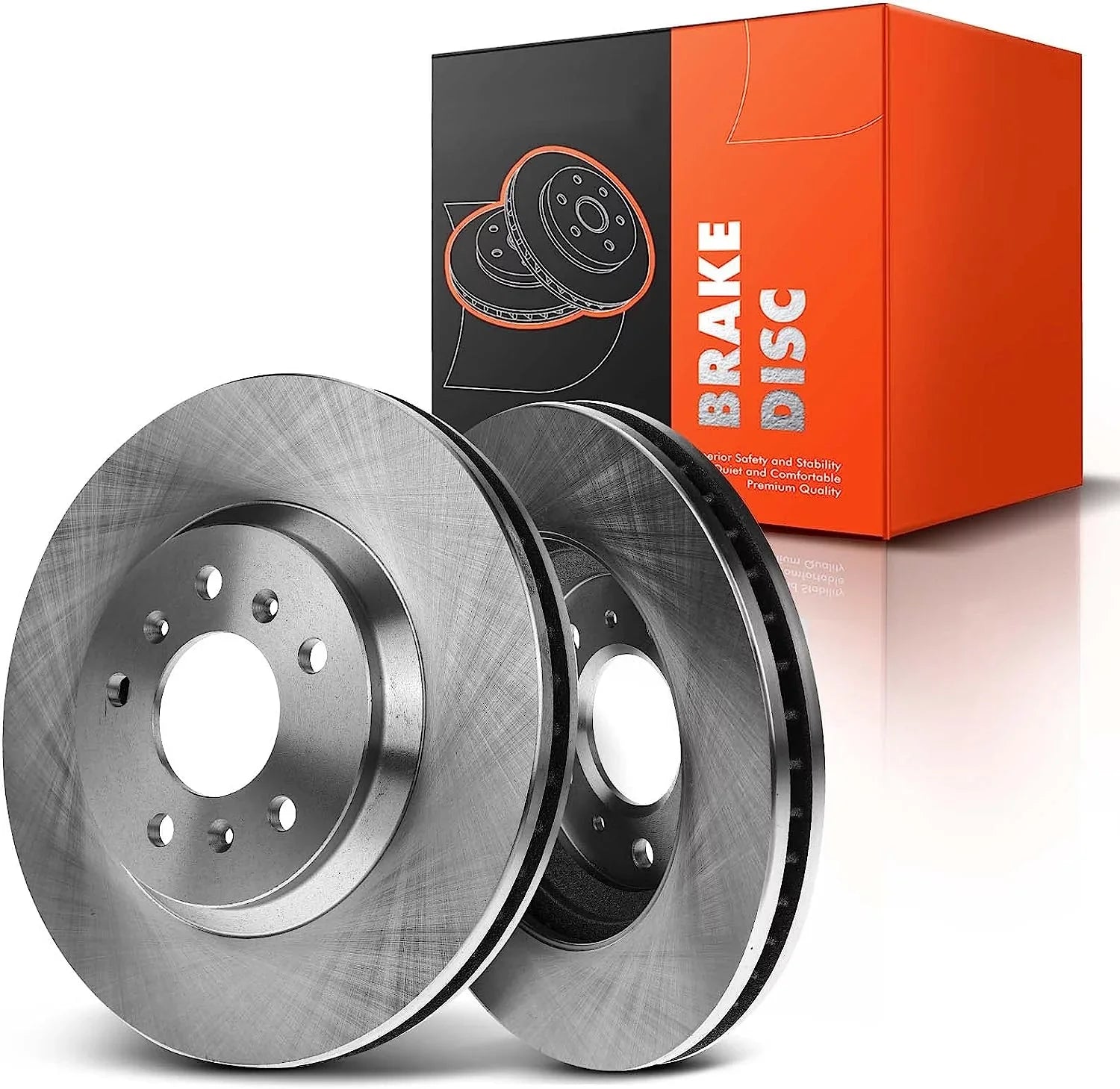 A-Premium Front Disc Brake Rotors Sizeet Compatible with Chevrolet Impala 2006-2013 Impala Limited 2014-2016 Monte Carlo 2006-2007 Buick Lucerne