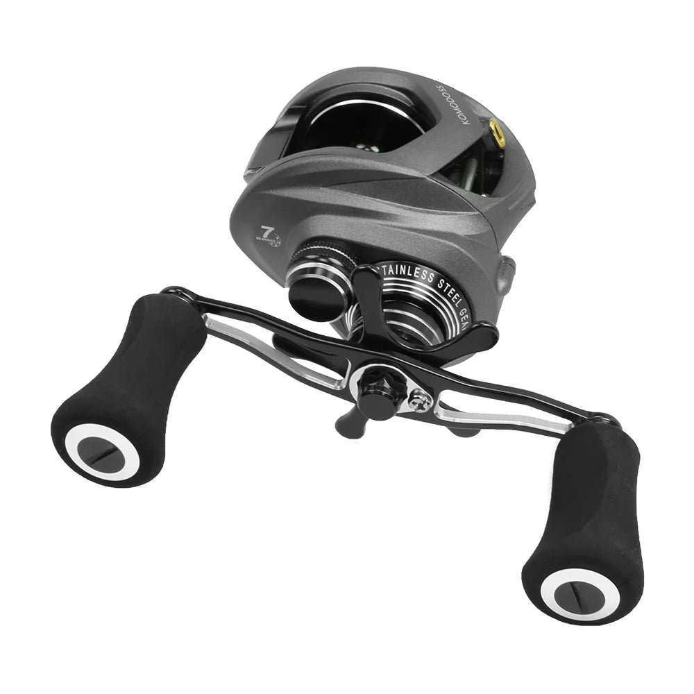 Okuma Komodo SizeSize 200-Sizeize Left Handed 7.3:1 Ratio Lowprofile Baitcast Fishing Reel
