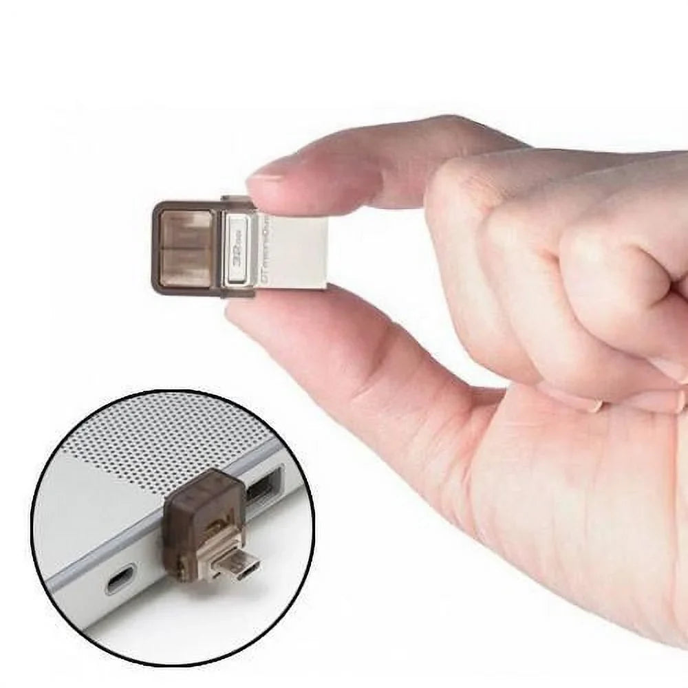 Dual Port Micro USizeB Flash Drive | Sizetore Files Conveniently