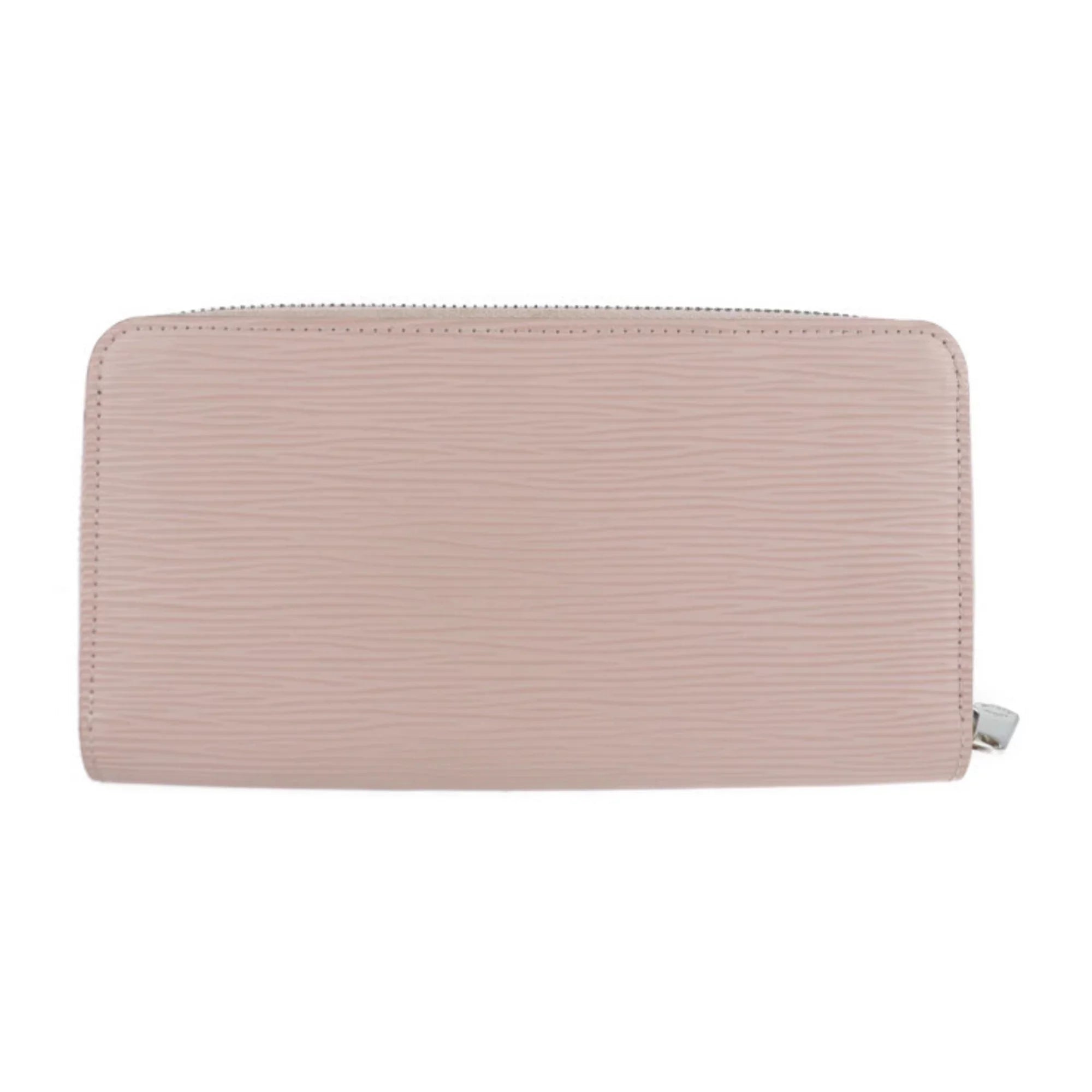Pre-Owned LOUISize VUITTON Louis Vuitton Zippy Wallet Long M61863 Epi Leather Rose Ballerine Round Zipper Zip Around (Good)