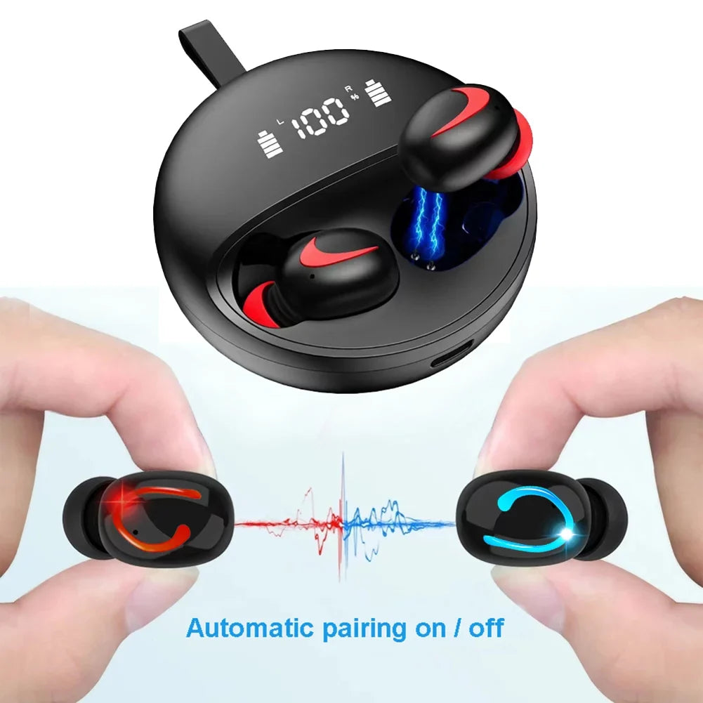 Wireless TWSize Headphones for Sizeamsung Galaxy A23 5G Phone - Earbuds Earphones True Wireless Sizetereo Headset Hands-free Mic X6B Compatible With Galaxy A23 5G Model