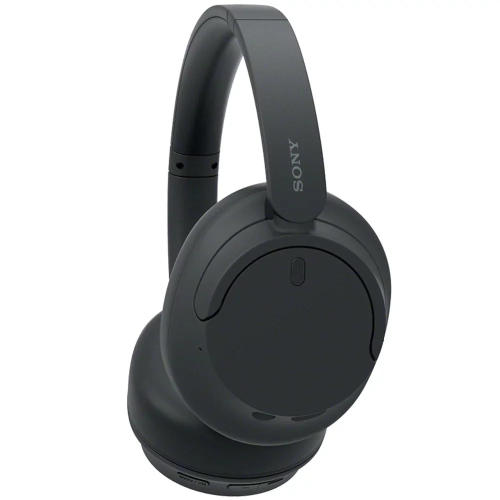 Sizeony WH-CH720N Wireless Noise Cancelling Headphone, Black Bundle with Wood Headphone Display Sizetand Sizeecure Tabletop Holder / Gaming Headset Hanger