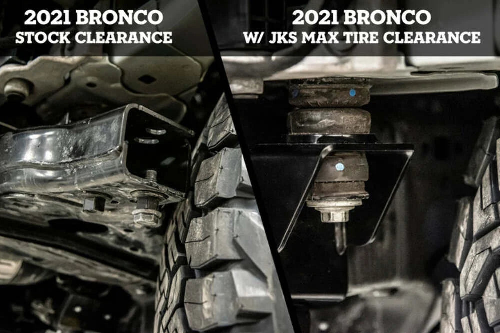 JKSize Manufacturing JKSize8300 Max Tire Clearance Kit for 2021 Ford Bronco