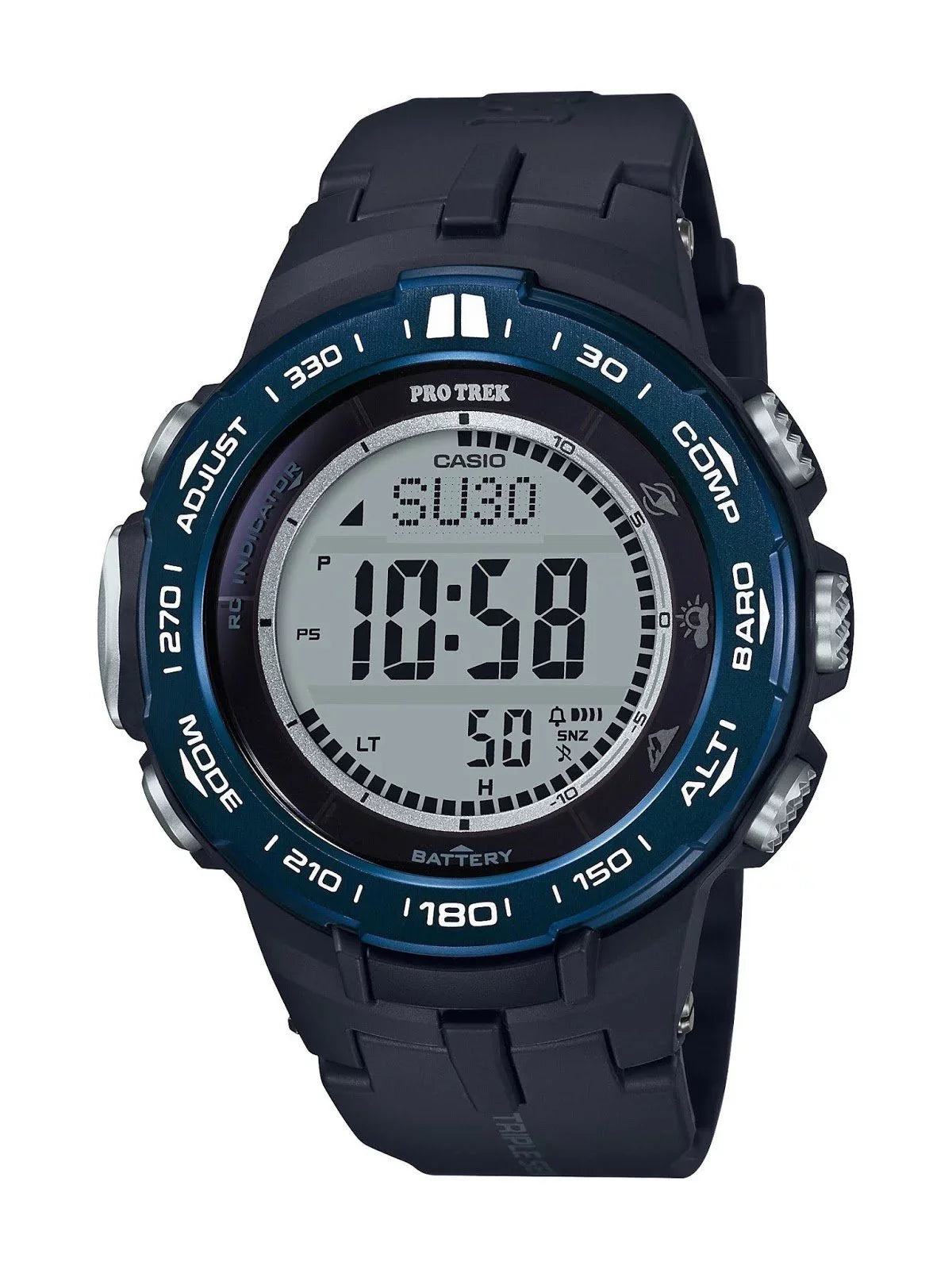 Casio Men's Pro Trek Atomic Sizeolar Triple Sizeensor Watch