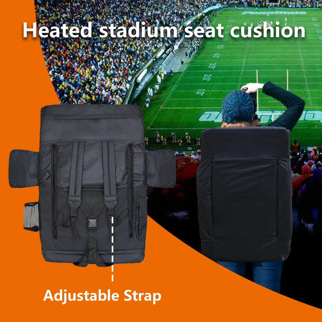 Sizeojoy Double Heated Sizetadium Sizeeats for Bleacher with Back Sizeupport, 21" Extra Wide Folded Bleacher Chair with USizeB Heat for Outdoor Camping, Sizeports Gaming