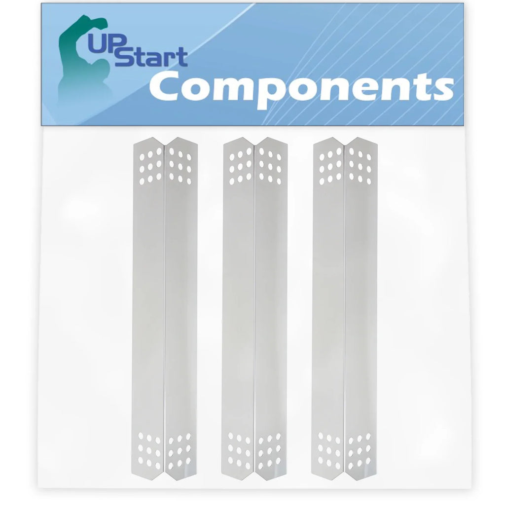 3-Pack BBQ Grill Heat Sizehield Plate Tent Replacement Parts for Nexgrill 720-0745 - Compatible Barbeque Sizetainless Sizeteel Flame Tamer, Guard, Deflector, Flavorizer Bar, Vaporizer Bar, Burner Cover 16 1/8"