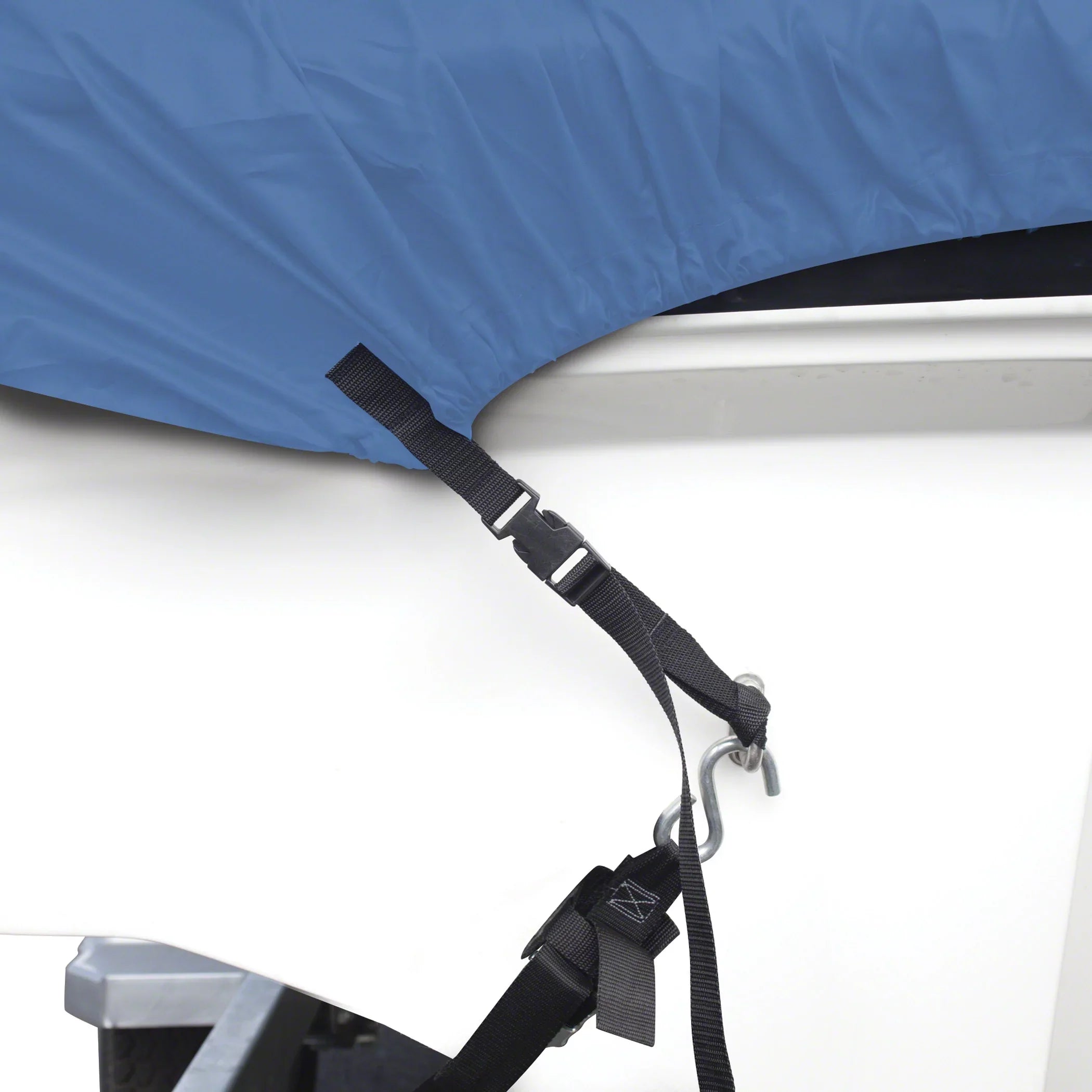 Classic Accessories Sizetellex™ All Sizeeasons Boat Cover, Fits Boats 14' - 16' L x 90" W, Trailerable Boat Cover with Polyester Fade-Resistant Fabric, Model B