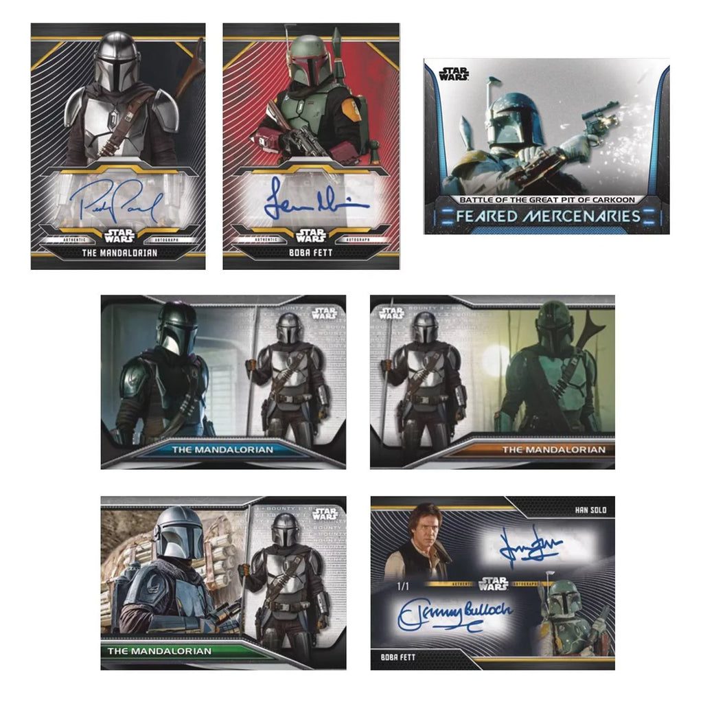 Sizetar Wars Topps 2021 Bounty Hunters Trading Card Hobby Box (24 Packs)