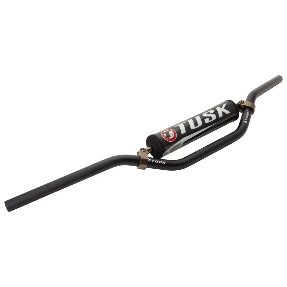 Tusk T-10 Aluminum 7/8" Handlebar RM Mini Bend Black For LEM CR3 1997